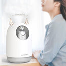 300ML USB Pets Air Humidifier LED Luminous Fine Fog Cool Steam Essential Oil Diffuser For Car Room