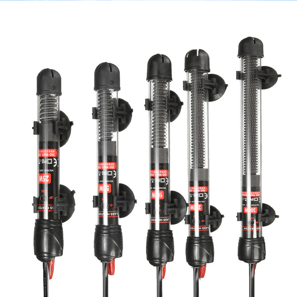 25/50/100/200/300W Aquarium Fish Tank Automatic Water Thermostat Heater with Sucker Cups