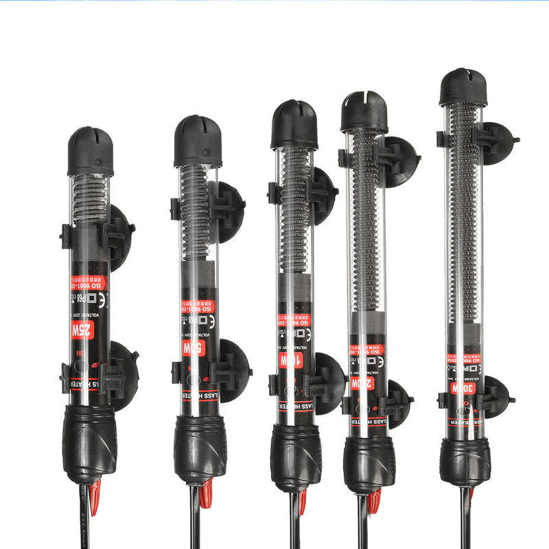 25/50/100/200/300W Aquarium Fish Tank Automatic Water Thermostat Heater with Sucker Cups