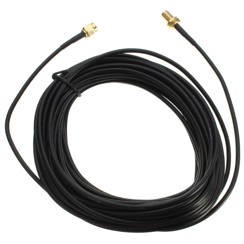 RG174 1M/5M RP-SMA Male to Female Wifi Antenna Extension Cable for Wireless Network Card Router AP