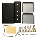 DANIU Double Metal Base Soldering Iron Gun Holder Mount Support Stand Station + Sponge