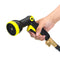 25FT/50FT Full Copper High Pressure Car Washing Telescopic Water Pipe Spray Nozzle Set Household 3 Times Expandable Hose