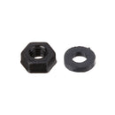 Suleve M2.5NP1 500Pcs M2.5 Nylon Screw Bolt Black Round Cross Screw Hex Nut Spacer Nylon PCB Assortment