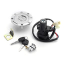 Ignition Switch Lock & Fuel Gas Cap Key Set For Yamaha MT03 06-12 YZF R6 R1 98-05