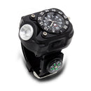 XPE Q5 LED IPX6 Waterproof Multifunction Wrist Watch Flashlight Bicycle Torch Light USB Charging