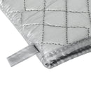 1Pair BBQ Oven Microwave Gloves Heat Resistant Cooking Glove 17 Inches Slicone Cloth Oven Mitts
