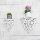 European-style Antique Wall Shelf Sconce Decorative Shelf Rack Flower Shelf Home Decorations