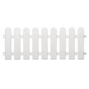 12pcs Flexible Garden Lawn Grass Edging Picket Border Panel Plastic Wall Fence Board