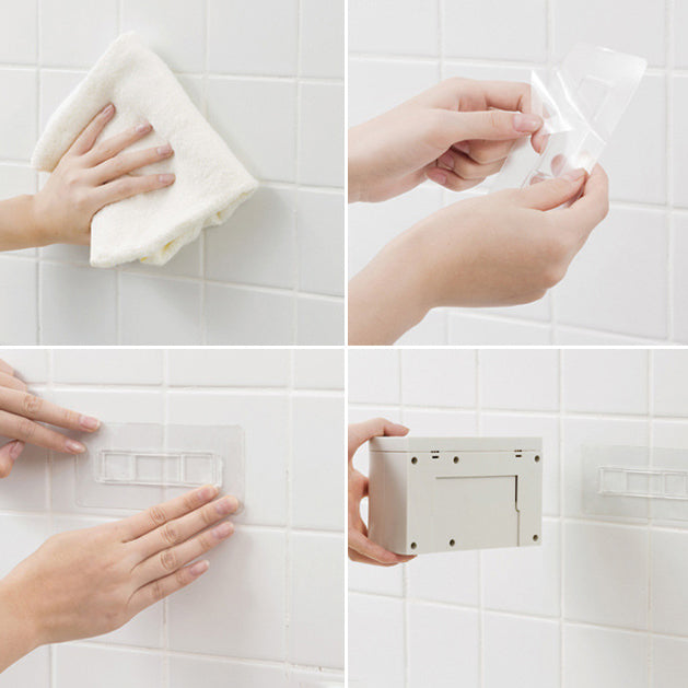 Honana BC-259 Wall Mounted Automatic Toothpaste SqueezDispenser With Toothbrush Holder Set Bathroom