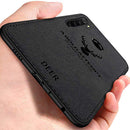 Bakeey Deer Luxury Canvas Cloth Shockproof Anti-fingerprint Protective Case for Xiaomi Redmi Note 8