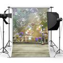 5x7ft Vinyl Bubble Printing Studio Backdrop Photography Studio Prop Background