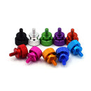 Suleve 10PCS M3 Aluminum Alloy Computer Case Thumbscrews Side Panel Hard Disk Hand Screw Knurling Thumb Screws Nails