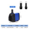 3.5W-25W Submersible Water Pump Ultra Quiet Mini Small Fountain Pump for Fish Tank Pond