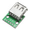 20pcs USB 2.0 Female Head Socket To DIP 2.54mm Pin 4P Adapter Board