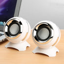 EZEEY Q8 3.5MM Audio Socket Mini Speaker Volume Control Subwoofer for Computer Phone