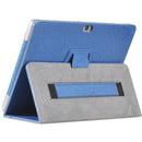 PU Leather Case Folding Stand Cover For 10.1 inch ALLDOCUBE Cube Free Young X7 Tablet Blue