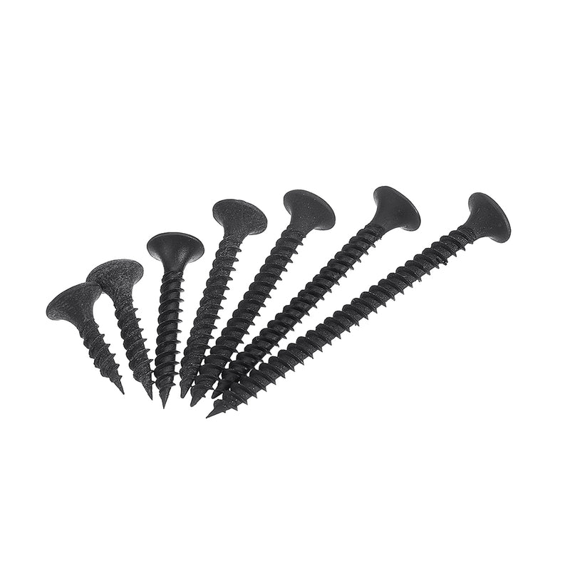 Suleve M3.5CP1 220Pcs/Set M3.5 Carbon Steel Flat Countersunk Head Cross Woodworking Screws Self Tapping Wood Screw Kit