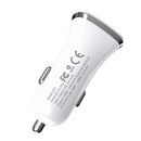 HOCO 3.4A QC3.0 Double Port Fast Charging USB Car Charger For iPhone X XS XR HUAWEI P30 XIAOMI Universal Car