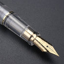 HERO 1202 Transparent Fountain Pen Extra Fine 0.38MM Nib 135MM Ink Absorber Writing