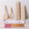 DIY Bamboo Sushi Making Kit 2 Rolling Mats 5 Pairs Chopsticks Rice Spreader Baking Mat