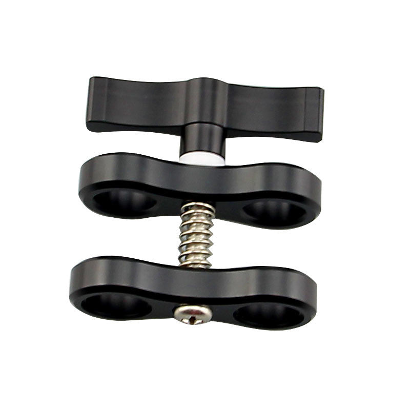 HOOZHU S01 2-Hole Diving Bracket Underwater Adjustable Diving Flashlight Arms Camera Arm