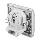 Excellway 1.5A/2A Dual USB Ports Wall Charger Power Adapter Socket Outlet Panel EU Plug Mount