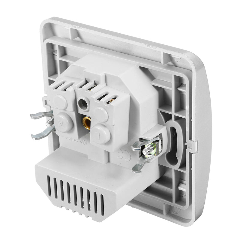 Excellway 1.5A/2A Dual USB Ports Wall Charger Power Adapter Socket Outlet Panel EU Plug Mount