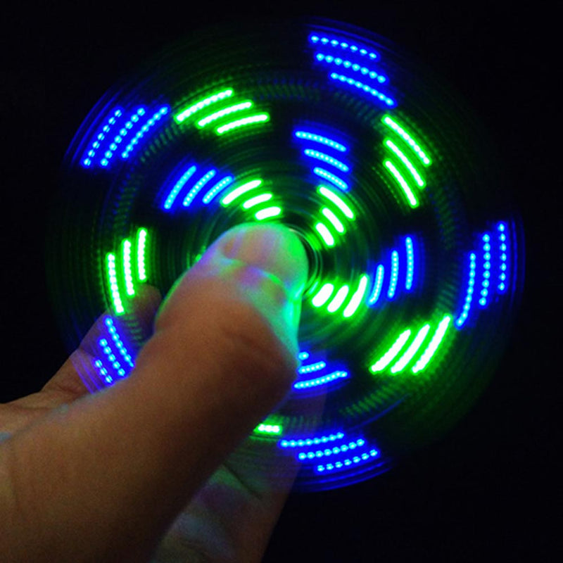 DIY LED Hand Spinner Electronic Kit C51 Single Chip Training Kit