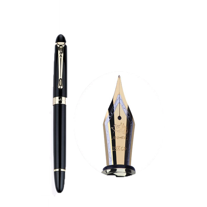 Jinhao X450 Fountain Pen Metal Gift Box Iridium Pen Calligraphy Fine Brush Business Practice Pen Point