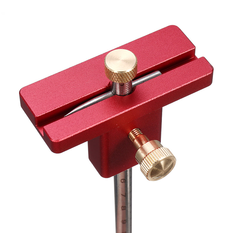 Aluminum Alloy Woodworking Linear Scriber Tool DIY Scribe Tool Pin Line Drawing Marking Tool
