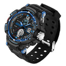 STRYVE S8012 Chronograph Luminous Week Display Waterproof Men Sport Dual Display Digital Watch