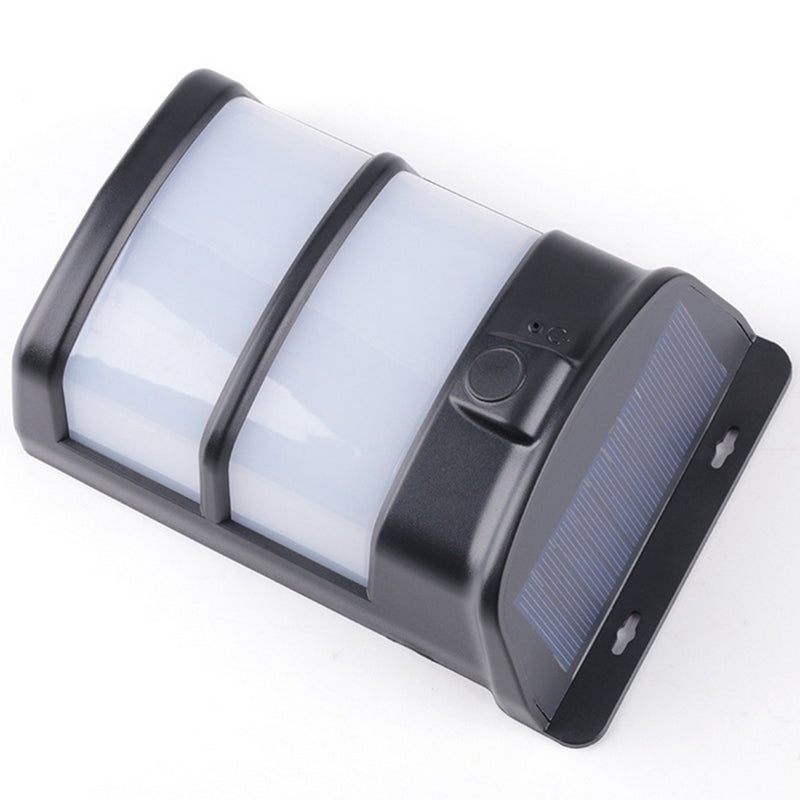 Solar Powered 75 LED Flame Effect Light-controlled Wall Light Waterproof for Outdoor Garden Yard