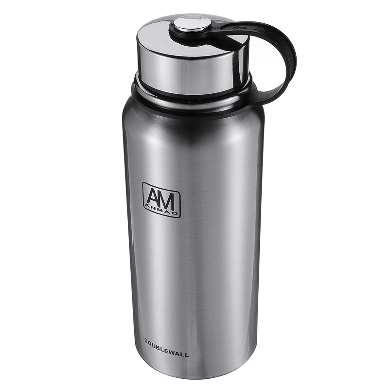 800ML Double Walled Water Bottle Vacuum Flasks Insulated Stainless Steel Drinks Bottle