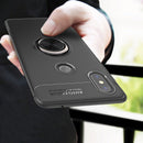 Bakeey 360 Adjustable Metal Ring Kickstand Magnetic PC Protective Case for Xiaomi Redmi Note 6 Pro