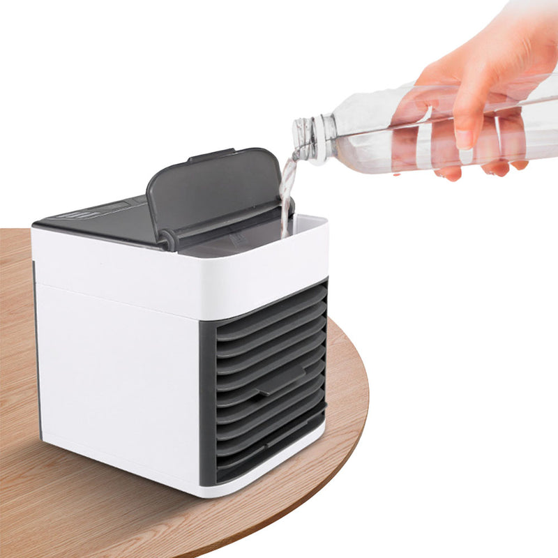 KCASA A-455120 USB Mini Fan Air-Conditioning Fan Ultra Compact Portable Evaporative Air Cooling Fan For Home Office Cooling Fan