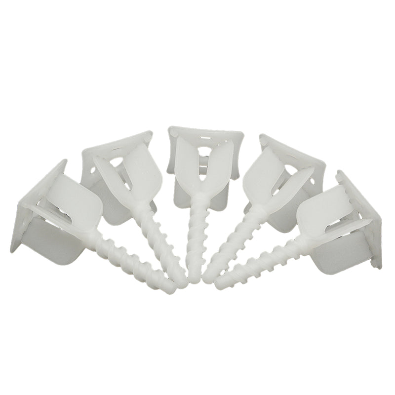 Floor Tile Leveling System 50 Caps and 100 Tile Spacers Plastic Flooring Tool Kits