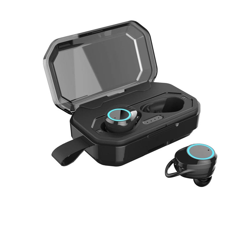 X6 2 in 1 Wireless bluetooth 5.0 Earphone Waterproof Binaural Call Touch Stereo In-ear TWS Headphone With Power Bank
