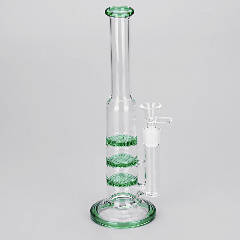 3.5"x3.1"x10" Water Glass Pipe Straw Bottle Glassware Shisha Chicha