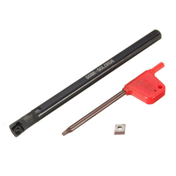 5pcs SCLCR 6/7/8/10/12mm Lathe Boring Bar Tunring Tool With 5pcs CCMT0602 Insert