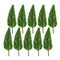 10Pcs Mini Artificial Trees Pine 3.5cm/6.5cm/9.5cm/13cm Home Office Party Decorations