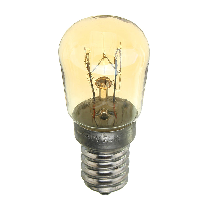 AC220-240V High Temperature 300 E14 25W Microwave Oven Cooker Incandescent Light Bulb