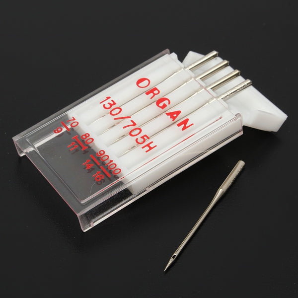 5Pcs 130/705H Organ Needles Stainless Steel Sewing Machine Needles For Household