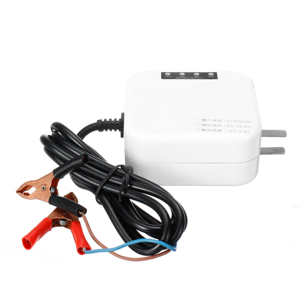 110V 240V Universal Intelligent 2.5A Battery Charger For Car Truck Boat Motorcycle