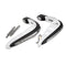 Handlebar Guard With White DRL LED Light Dirt Bike ATV Motocross Motorcycle Handguard Protector