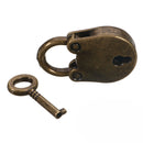 3pcs Old Vintage Antique Style Mini Padlock Lock with Keys