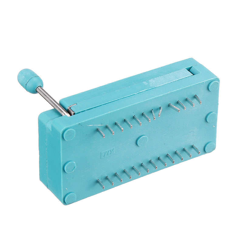 2pcs IC Lock Seat Zif Socket Test Universal zif Sockets 24Pin Wide