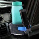 Multifunctional 360 Degree Rotation Car Air Vent Holder Phone Stand Drink Coffee Water Cup Bottle