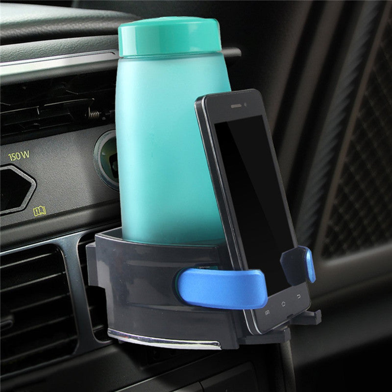 Multifunctional 360 Degree Rotation Car Air Vent Holder Phone Stand Drink Coffee Water Cup Bottle