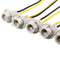 5Pcs T10 Connector Socket Bulb Light Harness PigTail T10 168 194 Rubber Wedge LED