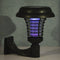UV LED Solar Powered Outdoor Mosquito Insect Pest Bug Zapper Killer Garden Light